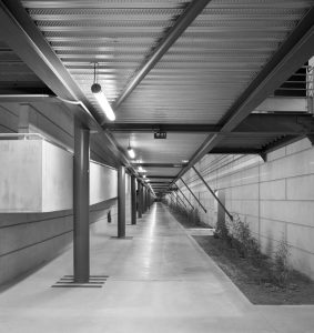 Couloirs intérieur Lycée Gallieni à Toulouse