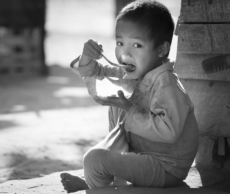 Dans un village Akha, à la frontière chinoise