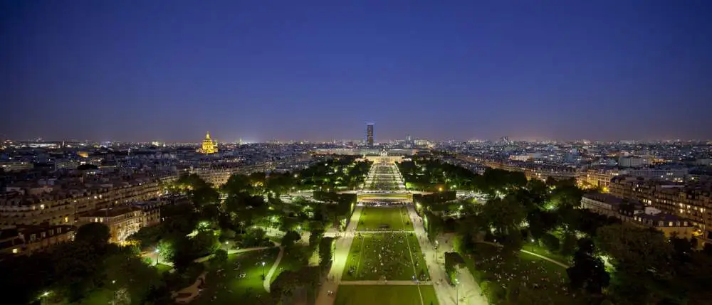 Champs de Mars, Paris by night