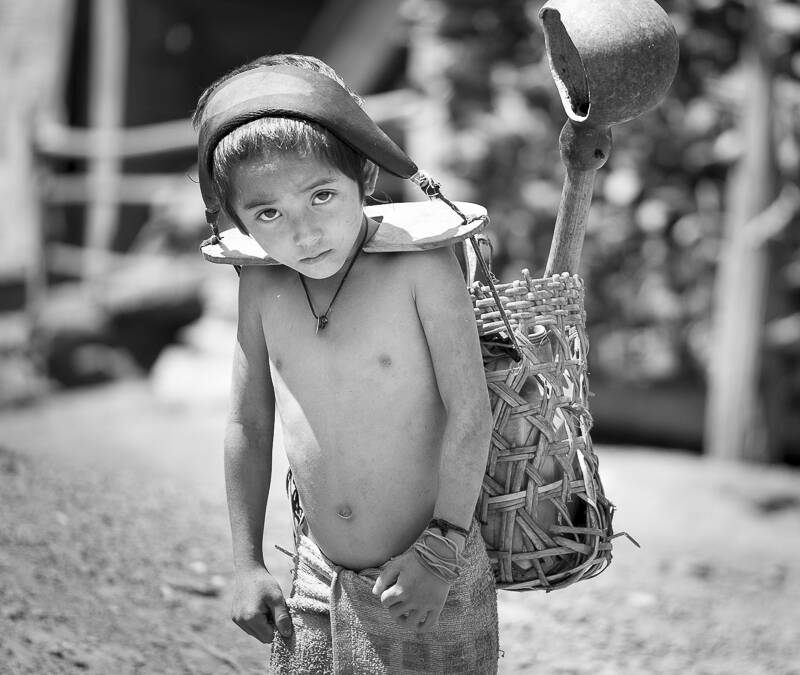 Dans un village Akha, à la frontière chinoise