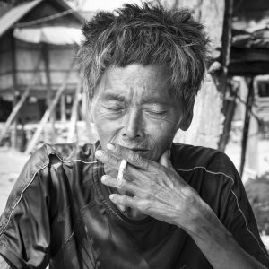 Dans un village Akha, à la frontière chinoise