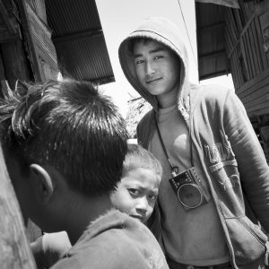 Dans un village Akha, à la frontière chinoise