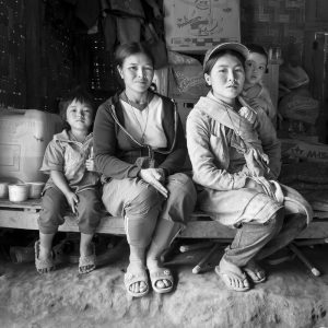 Dans un village Akha, à la frontière chinoise