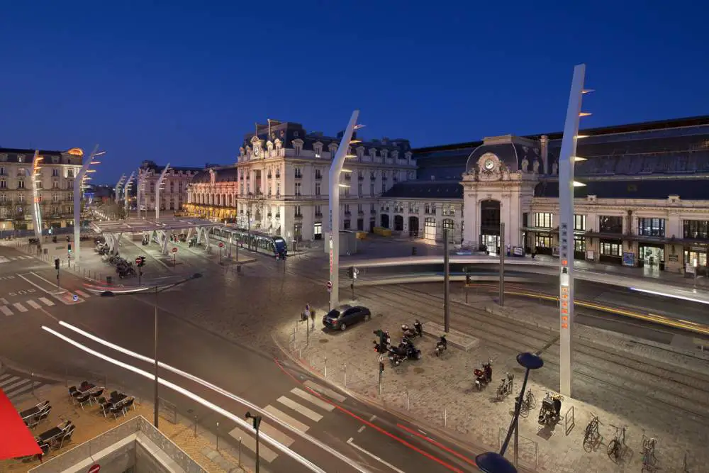 Gare Saint Jean, Bordeaux by night