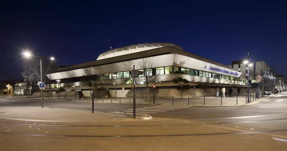 Conservatoire de Bordeaux by night