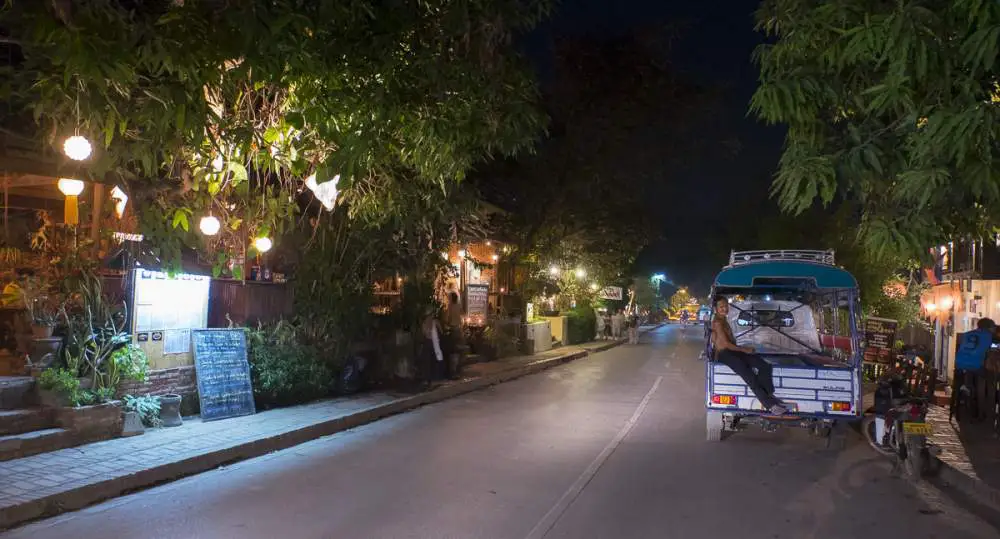 Louang Prabang by night, Laos