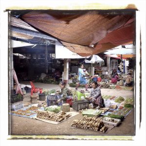 Marché de Louang Namtha, Laos